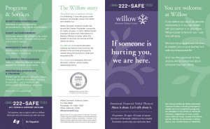 Willow_brochure-1 - Willow Domestic Violence Center Of Greater Rochester