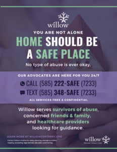 Hotline Posters - 8.5x11 - Willow Domestic Violence Center Of Greater ...